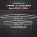 HEYNER® Essuie-glace pour CITROËN C3 / C3 AIRCROSS 01.2022 - 10.2026, HYBRID Balai d'essuie-glace plat, Aérodynamique & Flexible, Revêtement nanographique