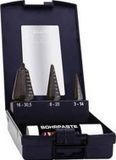Exact 1605209 Lepelboorset 3-delig 3 - 14 mm, 4 - 20 mm, 16 - 30.5 mm HSS TiAIN 3 vlakken schacht 1 set(s)