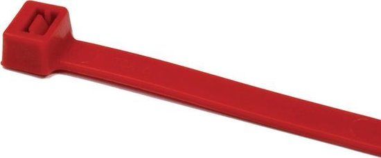 Connect HellermannTyton 111-04804 T50R-PA66-RD Kabelbinder 200 mm 4.60 mm Rood 100 stuk(s)
