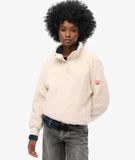Superdry Trui Super Soft Half Zip W2012372a Rice White Dames Maat - XS