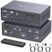 KVM-switch 2 pc's 2 moniteurs station d'accueil USB-C HDMI 4K120Hz