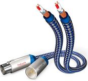 In-Akustik Premium - XLR Audiokabel - XLR Male naar XLR Female - 0,75 Meter - Dubbel Afgeschermd