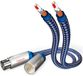 In-Akustik Premium - XLR Audiokabel - XLR Male naar XLR Female - 0,75 Meter - Dubbel Afgeschermd