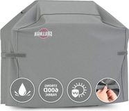 Housse de protection imperméable pour barbecue à gaz - Housse de protection anti-poussière - Housse de barbecue 163x61x122 cm gris