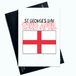 Peachy Antics St George's Day Card AP113