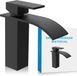 Bächlein Waterval Robinet de bain Noir mat