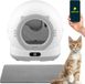 Peluvio Pearl Automatische Kattenbak - Zelfreinigende Kattenbak 72L – Veilig met Gewicht- & Bewegingssensor – 7L Afvalcontainer – App & WiFi – Camera 1080p – Geschikt voor 1–10 kg Katten
