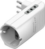 BTicino S3615DE netstekker adapter Type L (IT) Wit