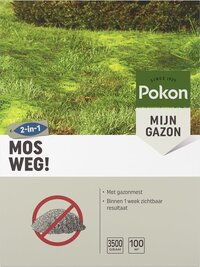 Pokon Mos Weg! - 3,5kg - Onkruidverdelger - Mosbestrijder - 100m²