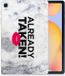 B2Ctelecom Samsung Galaxy Tab S6 Lite Back Cover TPU Already Taken White