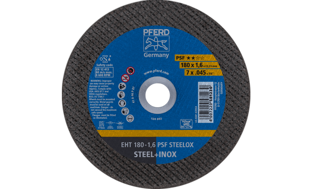 PFERD EHT 180-1,6 PSF STEELOX