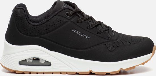 Skechers Uno - Stand On Air - Dames Sneakers - Zwart - Maat 37