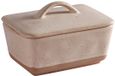 Sans marque Bol à beurre style européen vintage avec couvercle - pot à beurre - pot à beurre avec couvercle - boîte à beurre - boîte à beurre carrée en céramique - 350 ml - Céramique-jaune
