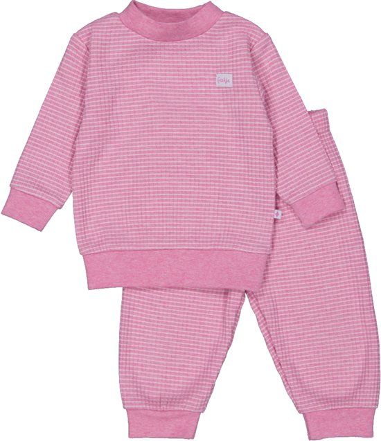 Feetje Wafel Pyjama Roze Melee Mt. 56