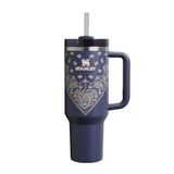 Stanley 1913 Quencher H2.0 Flowstate Tumbler 1.2L - Blue Corn Paisley