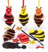 Kit de bricolage abeilles - Mousse et nettoie-tuyaux - 6 pièces - Multicolore