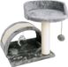 Pawise Krabpaal met platform en brug - Grijs - 36 x 23 x 36 cm