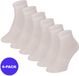 Apollo Sports Enkelsokken - Unisex - Wit - Maat 42-47 - 6-Pack