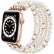 Strap-it Kralen bandje Kristal Cream Apple Watch 38/40/41/42mm