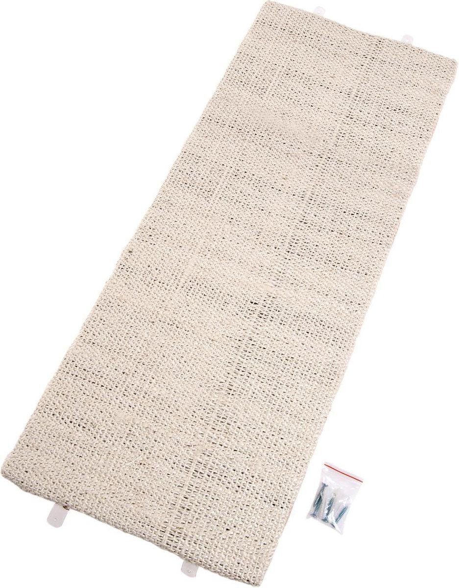 FLAMINGO Katten Krabplank Hoek Sisal - 28x52 - Beige