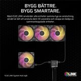 Corsair iCUE LINK RX140 MAX RGB 14 cm Zwart 2 stuk(s)