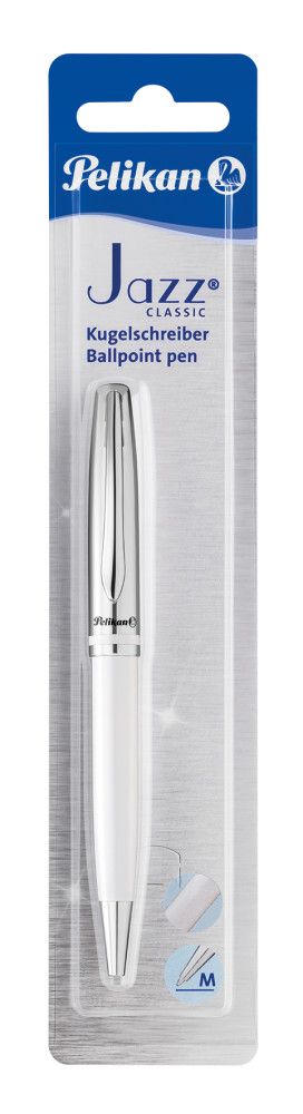 Pelikan Jazz Classic - Balpen - Wit, Zilver