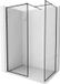 Mexen Kioto-XF Paroi de douche à l'italienne avec cadre 130 x 202 cm, verre transparent, avec profil, traitement anticalcaire, 2 ans de garantie