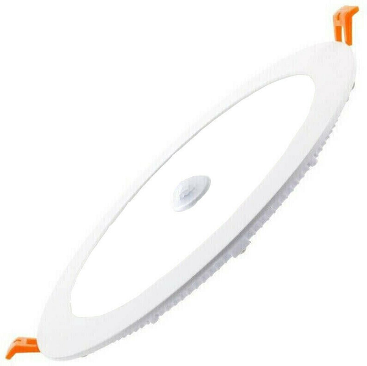 BES LED LED Downlight Slim - Facto Dury - PIR Bewegingssensor 360° + Dag en Nacht Sensor - 20W - Helder/Koud Wit 6000K - Inbouw - Rond - Mat Wit - OSRAM LEDs