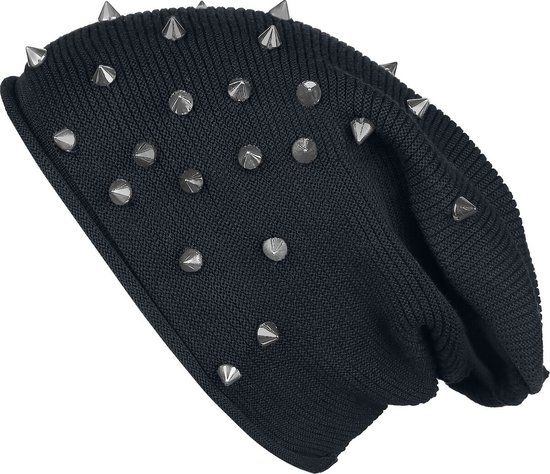 Black Premium by EMP Zwarte muts met klinknagels - Unisex - Standard