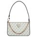 GUESS G Wave II Mini Top Zip Shoulder Bag Stone Logo veelkleurig