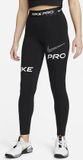 Nike Pro Graphic Legging Dames Zwart XL
