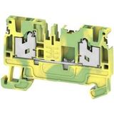 Weidmüller 2863020000 Borne pour conducteur de protection borne Affectation: terre vert-jaune 50 pc(s) Piece
