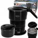Camry CR 1378 Opvouwbare Reiswaterkoker – 0,6L – Siliconen – Automatische Warmhoudfunctie – Mini waterkoker - 600W – Inclusief Reistas – Zwart