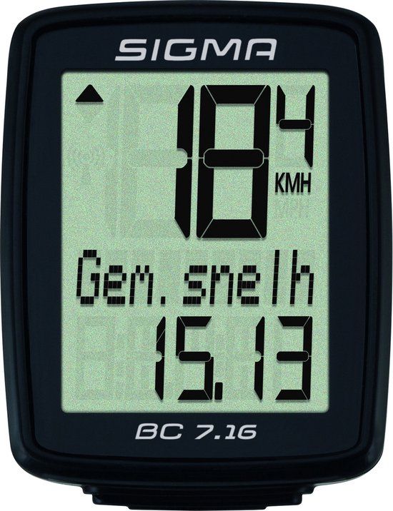 Sigma BC 7.16 - Fietscomputer - Zwart