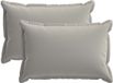 vidaXL - Coussin - 2 pièces - Bois - Gris - 50 x 75 cm - Polyester