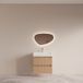 Boss & Wessing BWS Badmeubelset Riga Met Lako Wastafel Wit 60 cm Licht Eiken Japandi