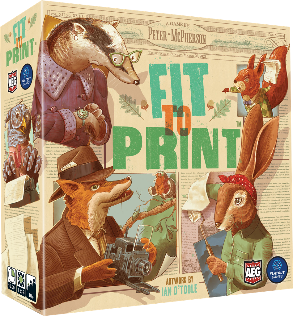 Fit To Print - Boardgame