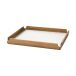 LIND DNA Plateau en teck Airy square S Nupo pure white