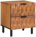vidaXL Table de chevet avec tiroir marron 40 x 33 x 46 cm bois de manguier massif