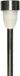 Lumineo Nova Tuinlamp LED solar - warm wit - RVS/kunststof - 26 cm