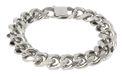 etNox hard and heavy Pantserketting armband zilverkleurig