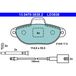 ATE Kit de plaquettes de frein, frein à disque 13.0470-3838.2 Fiat 1559698