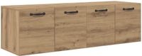 vidaXL Wandkast 120 x 36,5 x 35 cm Bewerkt hout Artisan eiken