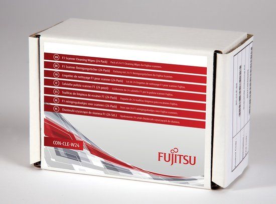 Fujitsu CON-CLE-W24 - Reinigingsdoekjes voor Fujitsu scanners - 24 stuks
