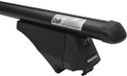 Menabo Tiger Black | Porte-bagages de toit pour BMW - X3 (G01) 2017+ - Aluminium - Longueur 120 cm - Capacité de charge 75 kg - 2 pièces
