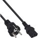InLine B-16651A Netzkabel Schwarz 1,5 m Netzstecker Typ F C13 Stecker