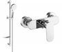 Mexen Milo DF05 mitigeur de douche avec ensemble de douche, chrome