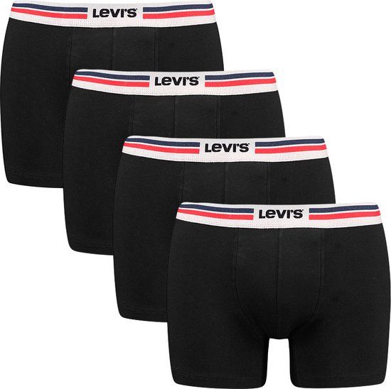 Levi's 4-Pack Boxershorts - Black - Men - XXL