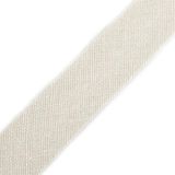 cyclingcolors 1 x biasband van 100% katoen, breedte 14 mm, lengte 25 m, hoogwaardige randband, katoenen band, biasband, ideaal voor doe-het-zelf, ecru