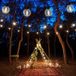 Naeve Leuchten Näve CADENA LED lichtketting op zonne-energie, 2.500 K, zwart, 10-lamps, 5 m
